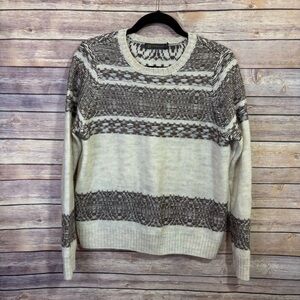 Outback Red Two Tone Wool Sweater Size Large